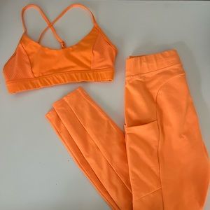 ALO yoga orange set